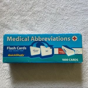 Medical Abbreviations Flash Cards